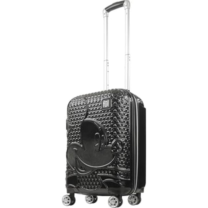 FUL Mickey Mouse Disney Kids Suitcase Set, Black - color: Black, size: 21 Inch