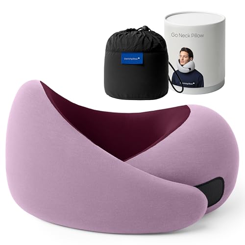 Ostrichpillow GO Travel Pillow, 360° Memory Foam Support, Soft & Washable - color: Dusk