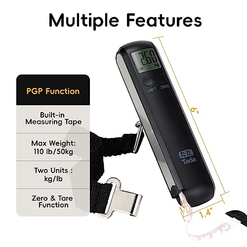 110lb Luggage Scale Battery Free Baggage Scale for Travel Suitcase
