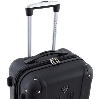 Travelers Club Chicago Hardside Expandable Spinner Luggage, Black, 22" Carry-On - color: Black, size: 1-Piece (22" Carry-On)