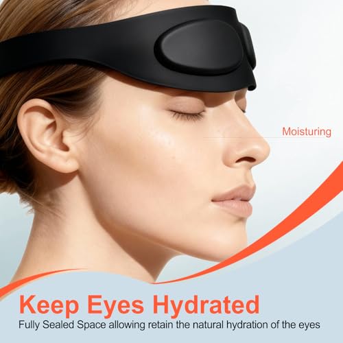TSYL Travel Sleep Mask: Ultra Lightweight 3D Contoured Sleep Eye Mask