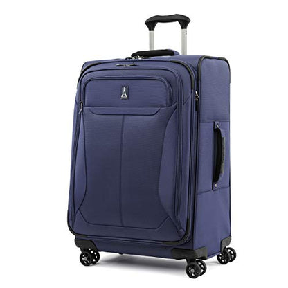 Travelpro Tourlite Softside 2-Piece Set, Expandable Luggage, 4 Spinner Wheels, Lightweight Suitcase, 21" Carry-On, 25" Checked Medium, Blue - color: Blue, size: 2-Piece Set (21/25)