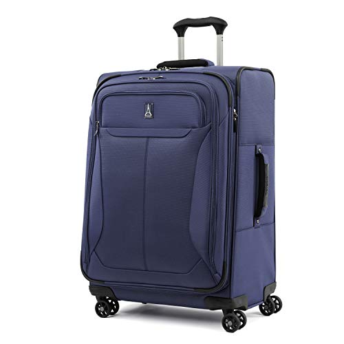 Travelpro Tourlite Softside 2-Piece Set, Expandable Luggage, 4 Spinner Wheels, Lightweight Suitcase, 21" Carry-On, 25" Checked Medium, Blue - color: Blue, size: 2-Piece Set (21/25)