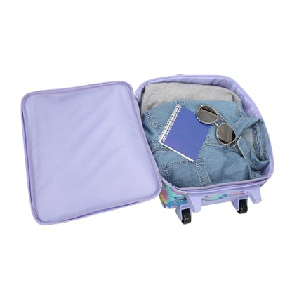 Bioworld Lilo & Stitch Aloha Stitch 14" Youth Blue Soft Sided Luggage - color: Lilo & Stitch Aloha Stitch