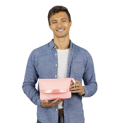 BlueHills Premium Soft Lightweight Travel Blanket Airplane Throw - Pink - color: L02-pink