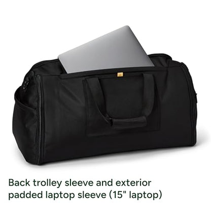 Halfday Convertible 2-in-1 Premium Garment Duffel 45L Weekender, Ash - color: Ash, style: Premium, 45l
