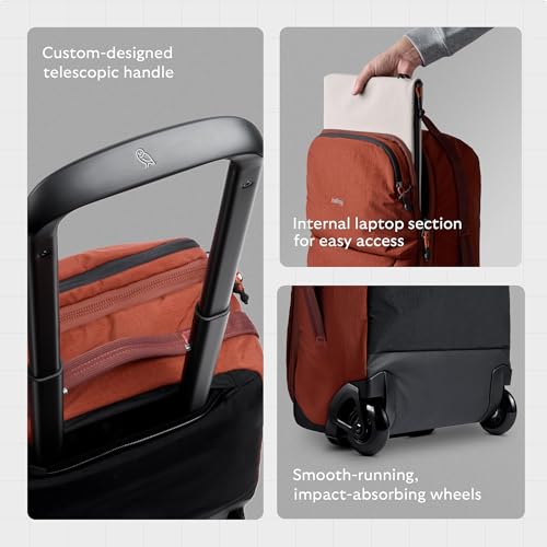 Bellroy Lite Carry-On 38L, Lightweight Luggage - RiverRock - color: RiverRock