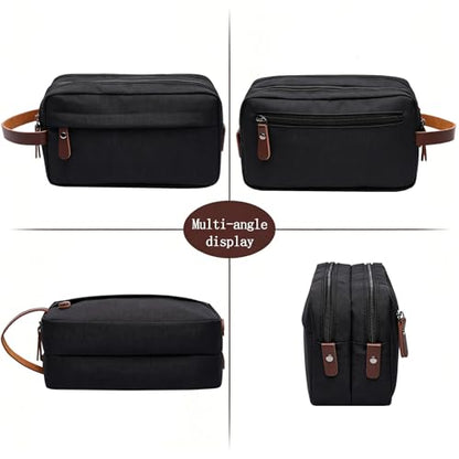 Travel Toiletry Bag Double Layer Dopp Kit Hanging Cosmetic Makeup Organizer