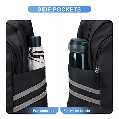 coofay Gym Backpack For Women, Gym Bag with Shoe Compartment - color: A-black, size: Small