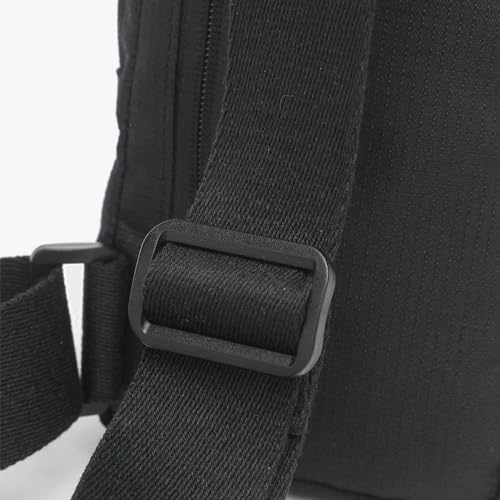 JEMINAL Shoulder Crossbody Bag Hiking Backpack Travel Bag Men Women Sling Backpack Multifunctional - color: Black