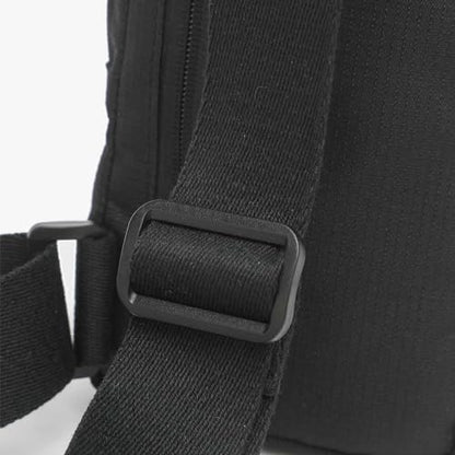 JEMINAL Shoulder Crossbody Bag Hiking Backpack Travel Bag Men Women Sling Backpack Multifunctional - color: Black
