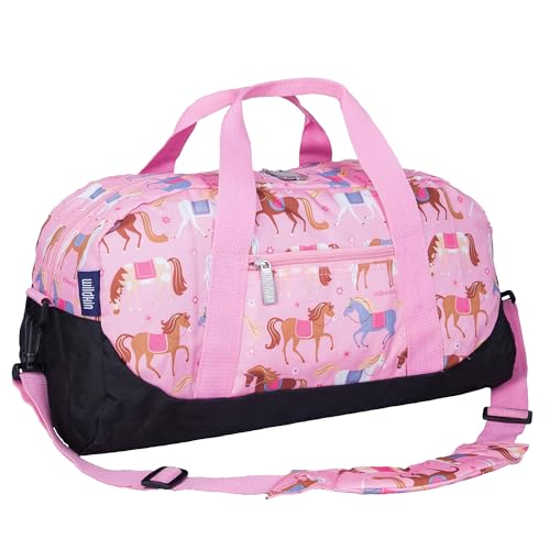Wildkin Overnighter Duffel Bag for Kids, Horses - color: Horses