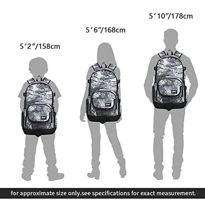 rickyh style School Backpack Travel Bag for Men & Women Lightweight College - color: 04 Ink