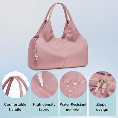 Forestfish Gym Bag For Women With Shoes Compartment & Wet Dry - color: Pink