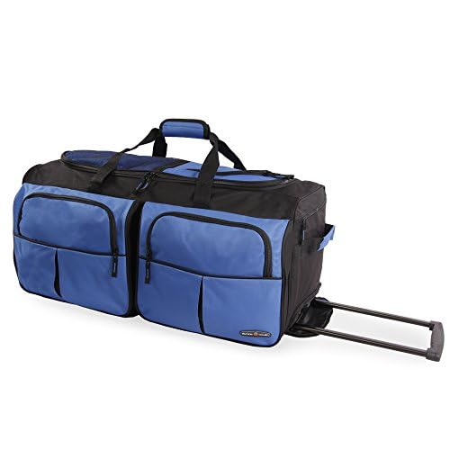 Pacific Coast Unisex 30' Large Rolling Duffel Bag, Cobalt,One Size - color: Cobalt