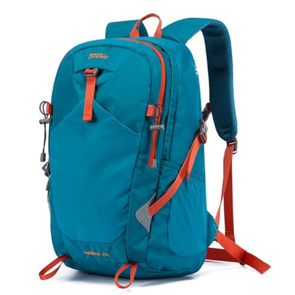 30L Lightweight Hiking Backpack, Travel Daypack with Pole Holder, Teal Blue - color: 30l-teal Blue