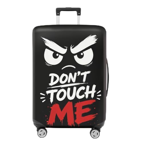 Suitcase Cover for Luggage, L 28-30 Inch, Black Don't Touch Me Design - color: Colorful2581, size: L