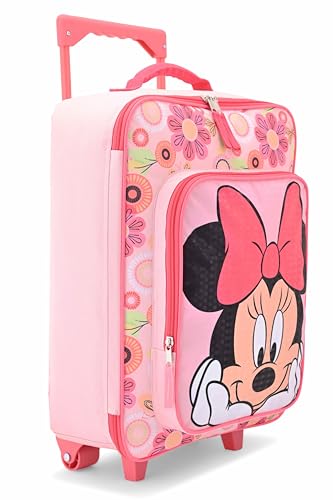 Fast Forward Minnie Mouse Girls Luggage 16" Soft Side Wheeled Pilot Case- Rolling Suitcase 16x12x5 - color: Minnie Mouse 16"