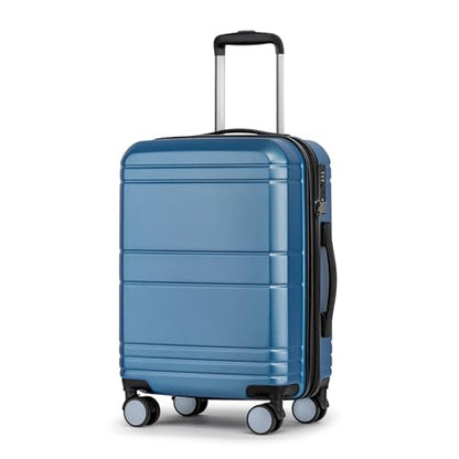 Carry On Luggage 22x14x9 Airline Approved,Hardside Suitcase,20 In,RoyalBlue - color: Sapphire