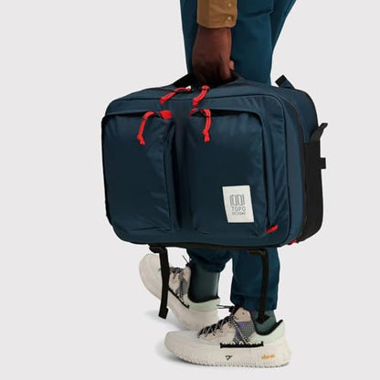 Topo Designs Global Briefcase + Travel Pack (Classic Blue/Bone White) - color: Eco-friendly / Classic Blue / Bone White
