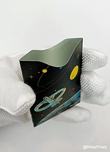 8 RFID Blocking Sleeves, Anti-Theft Credit Card Holder, Credit Card Protector, Easy to Recognize, Different Designs and Arts, Sturdy and Perfect size for cards