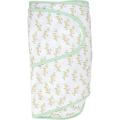 Miracle Blanket Swaddle Wrap, Newborn Baby Swaddle, Blue & Gray Chevron - color: Blue & Gray Chevron