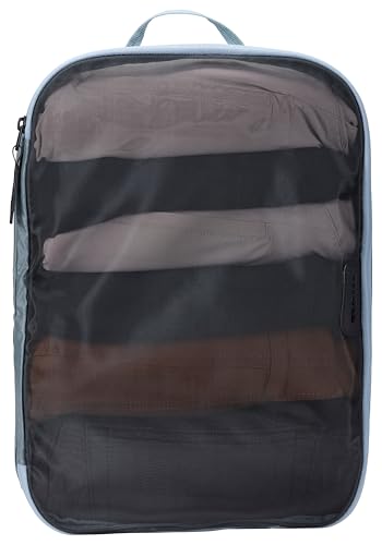 Thule Packing Cube, Size Medium, Transparent Fabric, Organize Shirts, Pants, Sweaters, Easy to Pack - color: POND GRAY, size: Medium, style: Single