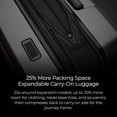 Briggs & Riley ZDX Essential 22 Inch Carry-On Expandable Spinner, Black - color: Black, size: 22" Hardside Carry-On Expandable Spinner