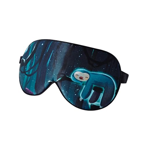 Alaska Bear Mulberry Silk Sleep Mask, Cool and Smooth(Sloth) - color: Sloth