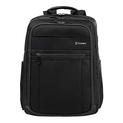 Travelpro Crew Executive Choice 3 Large Travel Laptop Backpack, Black - color: Jet Black