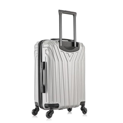 InUSA VASTY 20-Inch Carry-On Hardside Spinner Luggage Lightweight Grey - color: Grey, size: 20 Inch