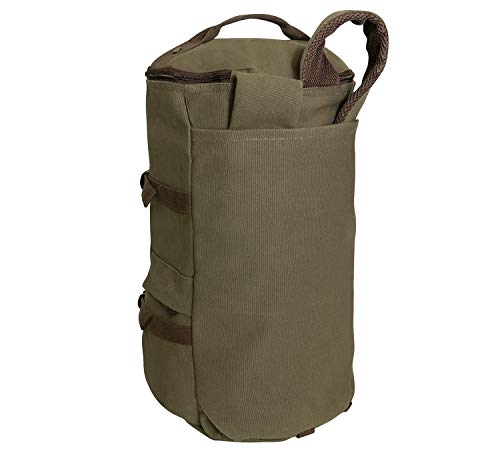 Rothco Convertible Canvas Duffle Backpack – Outdoor Camping Weekend Travel Bag 30L - color: Olive Drab