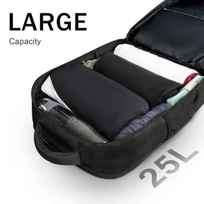 MATEIN Travel Laptop Backpack, Flight Approved Carry on Backpack, Black - color: Black, size: Large