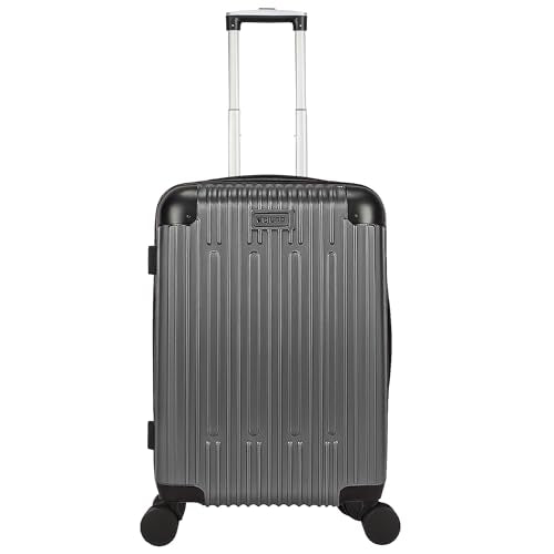 World Traveler Dejuno 콘월 경량 하드사이드 스피너 수하물, 차콜, 기내 수하물, Dejuno 콘월 경량 하드사이드 스피너 캐리어 - color: 차콜, size: 기내 수하물