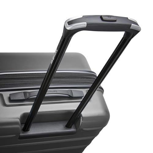 Samsonite Omni 2 Hardside Expandable Luggage with Spinner Wheels, 2-Piece Set (19/24), SOLID CHARCOAL - color: Solid Charcoal, size: 2-Piece Set (Carry-on/Medium)