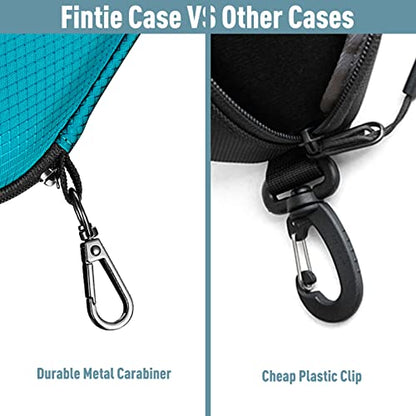 FINTIE Sunglasses Case, Hard EVA Shell Shockproof Sport Glasses Case - color: Legacy Teal