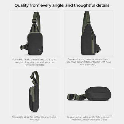 Travelon Anti-Theft The Voyages Compact Sling - color: Black