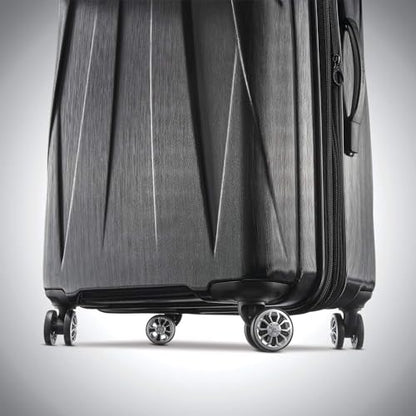 Samsonite Centric 2 Hardside Expandable Luggage with Spinner Wheels, Black, Carry-On 20-Inch - color: Black, size: Carry-on Spinner