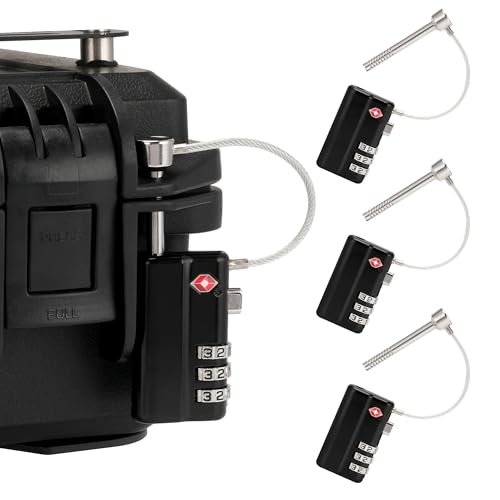 Professional Gun Case Lock TSA Approved – Heavy-Duty - color: Black