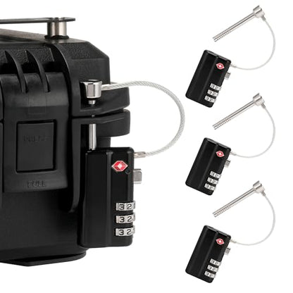Professional Gun Case Lock TSA Approved – Heavy-Duty - color: Black
