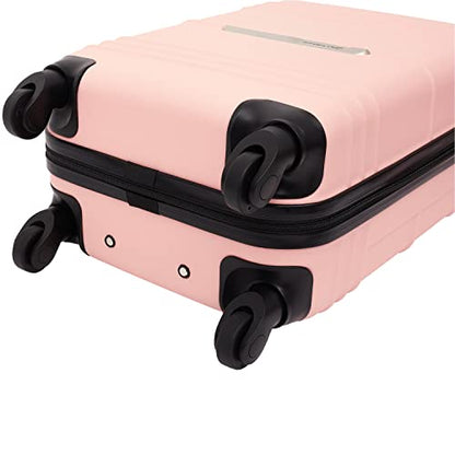 Travelers Club 22" Richmond Spinner Carry-On Luggage, Rose Gold - color: Rose Gold
