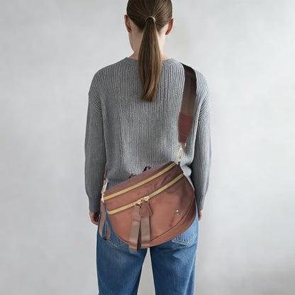 Security Carry Bum Bag CCW Fanny Pack with RFID Pouch (Caramel) - color: Caramel