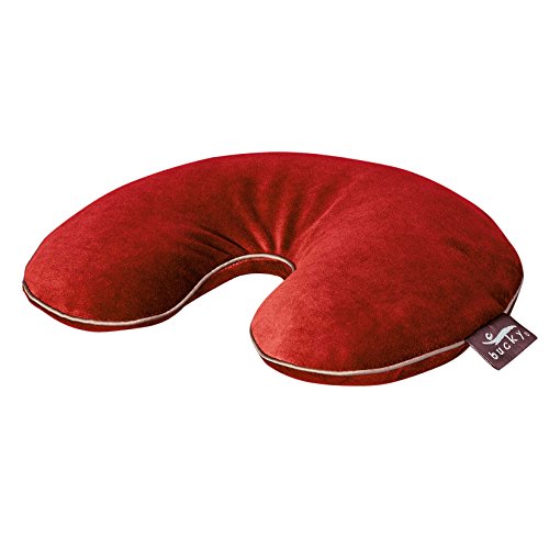 Bucky Utopia U-Shaped Neck Pillow, Cherry Red, One Size - color: Cherry