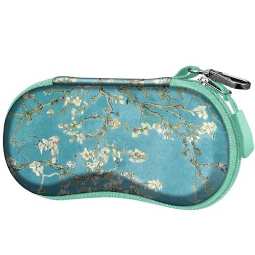 FINTIE Sunglasses Case, Hard EVA Shell Shockproof Sport Glasses Case - color: Z-blossom