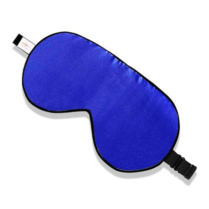 ZIMASILK Adjustable 100% Mulberry Silk Sleep Mask - color: 1 Pack - Royal Blue