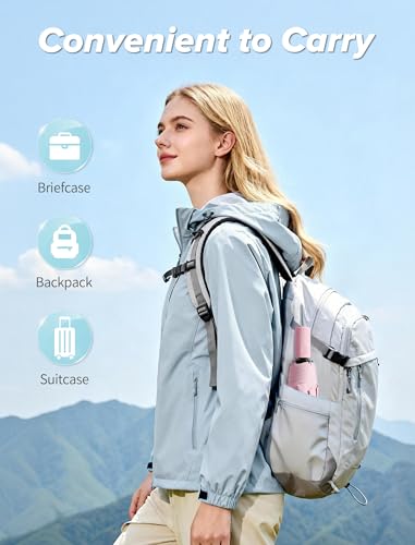 Yoobure Travel Compact Umbrellas for Rain, UV Umbrella for Sun Protection - color: Pink-Just 1pc