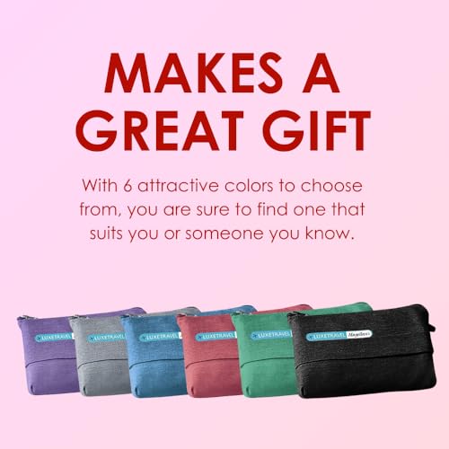 SAGEFINDS Airplane Travel Blanket | Compact Throw Blanket for Camping and Hiking | Converts into a Pillow | Travel Gift | Soft Jersey Knit | Fits in Backpack | Attaches to Luggage | Travel Essential - color: Purple