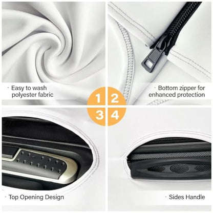 BIGCARJOB Custom Design Elastic Luggage Cover Personality Suitcase Cover for 26-28inch - color: 1 Customize, size: L(26"-28"cover)