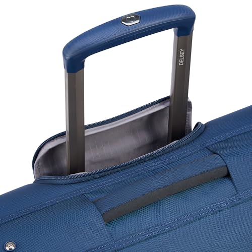DELSEY PARIS Helium DLX Rolling Garment Bag with Spinner Wheels, Navy Blue - color: Navy Blue