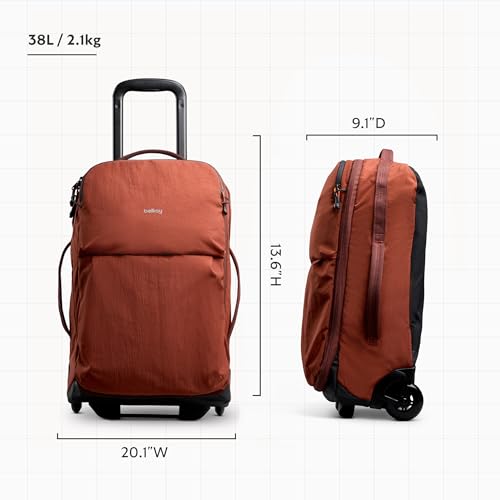 Bellroy Lite Carry-On 38L, Lightweight Luggage - Clay - color: Clay
